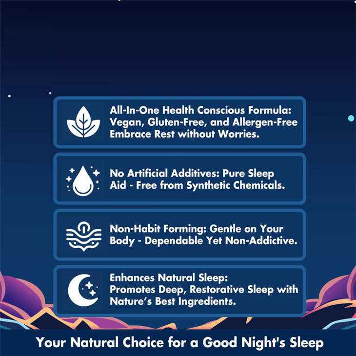 Valerian Root Extract Natural Sleep Gummies