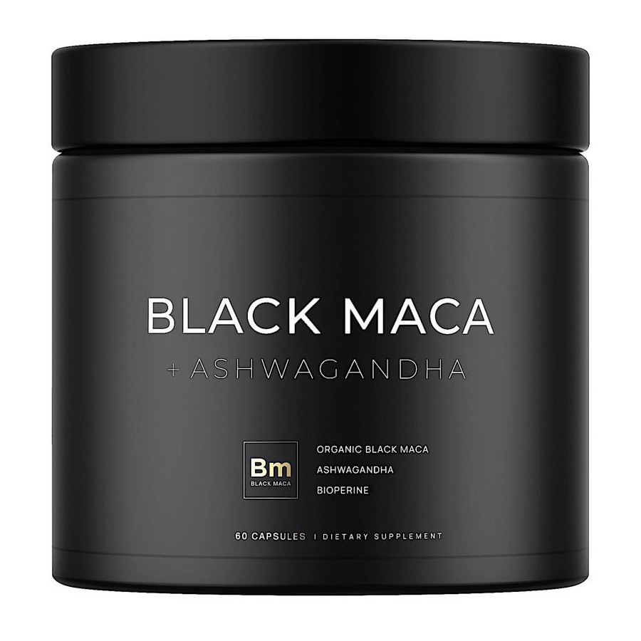 Black Maca Ashwagandha Suplemen Diet Suplemen Alam