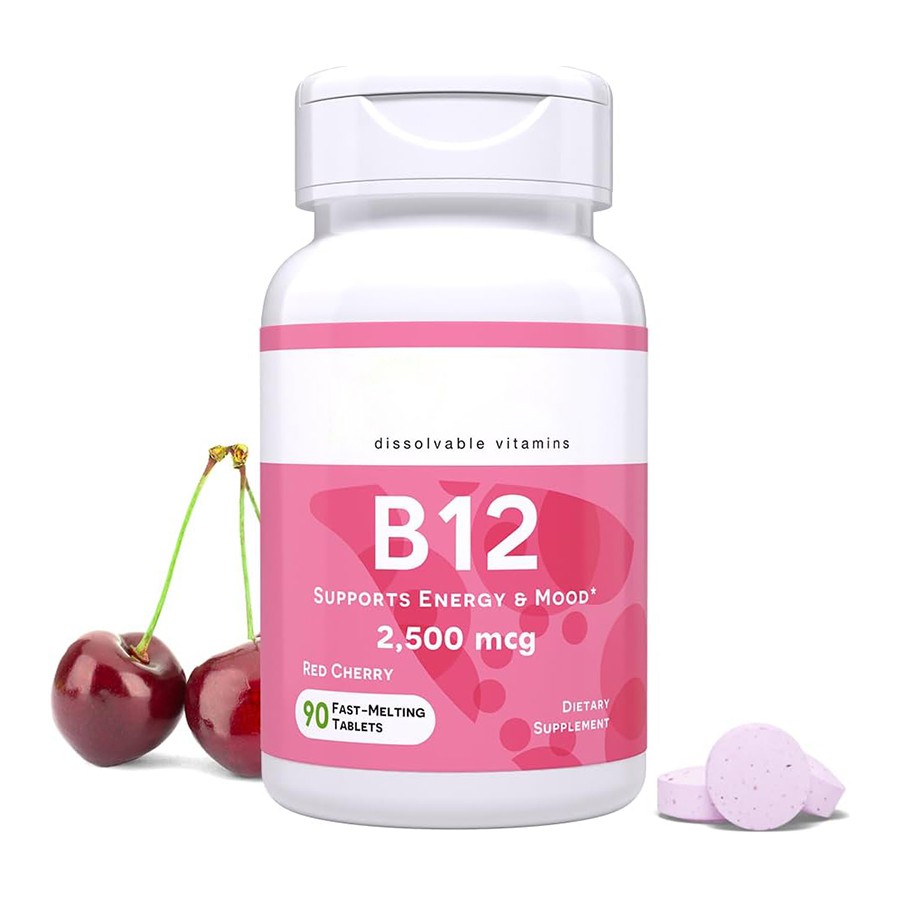 Tablet vegan b12 cepat lebur