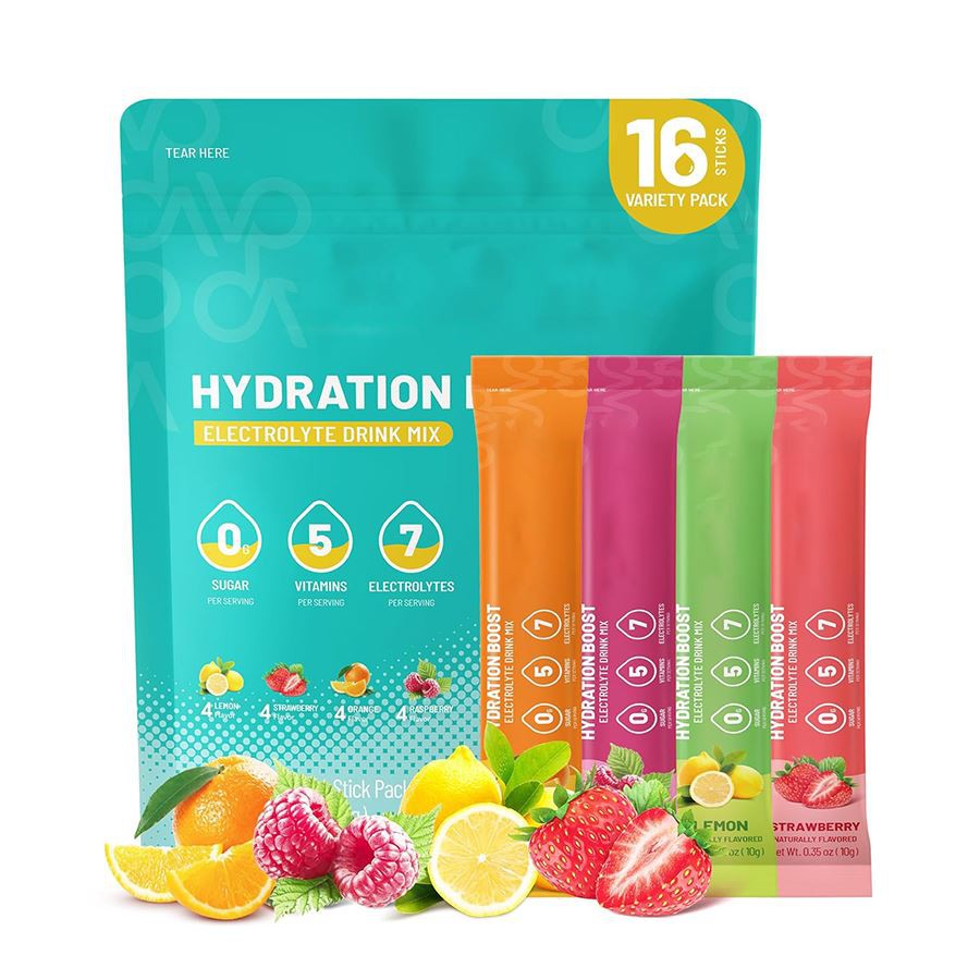 Hydraboost Zero Gula Electrolyte Vitamin Minuman Mix Sticks