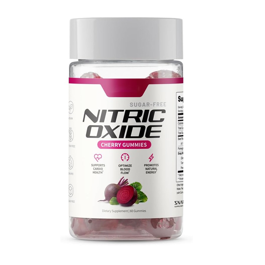 Nitric Oxide Cherry Gummies Alam Sokongan Kuasa untuk Keperluan Kesihatan Jantung
