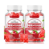 Potassium Magnesium 8in1 Advanced Gummies: Kid Adult - Sokongan Mesra Untuk Otot, Kekebalan Harian Kekebalan